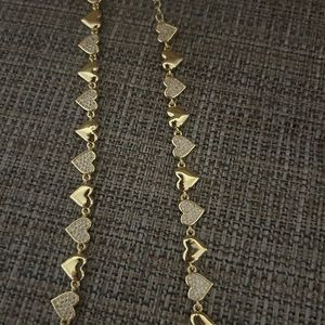 BBLila heart necklace